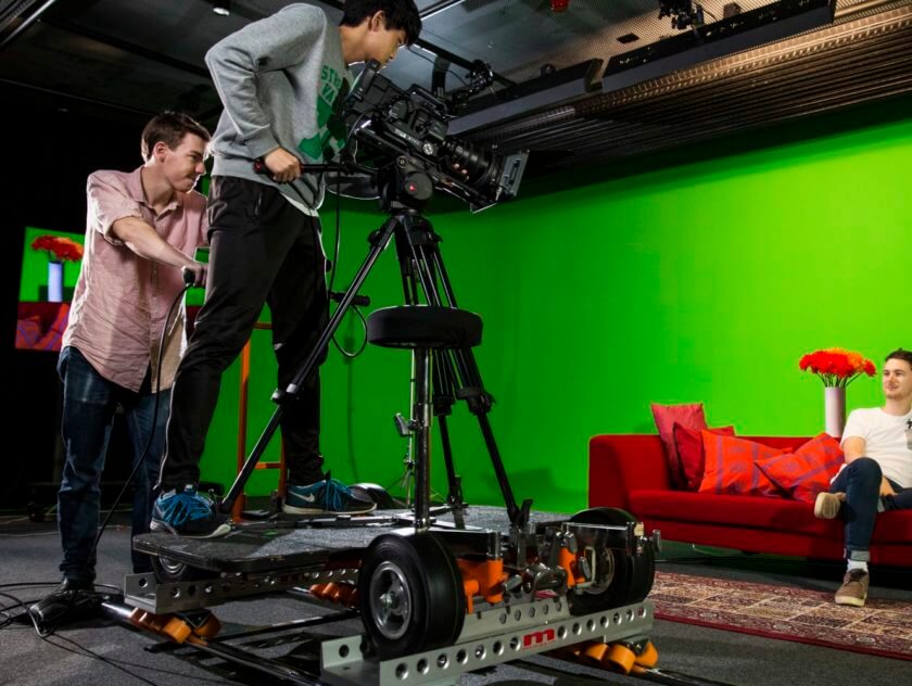 SAE film students
